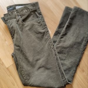 Men's Aeropostale Skinny Corduroys 29/30 Green